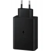 Samsung EP-T6530N Type C & Type A Hızlı Şarj Adaptörü Üçlü (65W - 25W - 15W) - Siyah