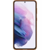 Samsung Galaxy S21 Plus Orijinal Deri Kılıf Kahverengi