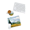 Sanat Temalı Servi Ağacı Mouse Pad ve Bardak Altlığı Seti