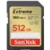 Sandisk Extreme 512GB 180MB/S Sd Uhs-I 4K UHD Hafıza Kartı SDSDXVV-512G-GNCIN