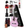 Sap Ayarlı Lila Renk Klasik Gitar Seti, 4/4 Boy Yetişkinler için