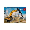 Sarı İnşaat Ekskavatörü Oyun Seti, 633 Parça