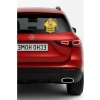 Sarılı Erkek Bebek Sticker, Oto Sticker, Araba Arkası için