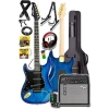 Şarjlı 50W Amfili Elektro Gitar Seti, Tam Ekipman İçerir