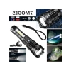 Şarjlı El Feneri, 2000 Lümen, Suya Dayanıklı, Metal Kasa