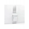 Saydam Banyo Ebeveyn Slim 50 cm Mdf Banyo Dolabı Beyaz