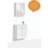 Saydam Banyo Marla 60X30 cm Alt Üst Banyo Dolabı Takımı