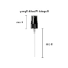Şeffaf Cam Şişe, 10 ml, Sızdırmaz Kapaklı, 6 Adet