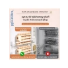 Şeffaf Dolapiçi Yuvarlanır Tip Yumurta Organizer ve Standı