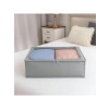 Şeffaf Pencereli Gri Yatak Altı Organizer, 46x66x20 cm