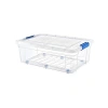 Şeffaf Tekerlekli Saklama Kabı, 60 L, 47,5x69,5x27,5 cm
