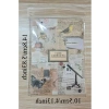 Şeffaf Vintage Sticker Seti, 12 Adet, Bullet Journal için Uygun