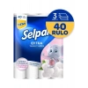 Selpak® Extra Pamuk Katkılı ve Pudra Kokulu 40lı Tuvalet Kağıdı