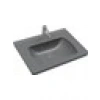 Seramiksan Saturn Mat Antrasit Etajer Uyumlu Lavabo 60 cm A142011K