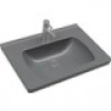 Seramiksan Saturn Mat Antrasit Etajer Uyumlu Lavabo 60 cm A142011K