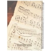 Sert Kapaklı A4 Spiralli Müzik Defteri, 80 Yaprak