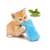 Sesli Peluş Kedi Oyuncağı - Mavi Renk ve Dayanıklı