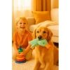Sesli Peluş Ördek Şekilli Dayanıklı Köpek Oyuncağı