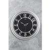 Sessiz Mekanizma ile Dekoratif Duvar Saati, 46 cm