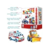 Sevimli Araçlar Temalı Bebek Puzzle Seti, Eğlenceli ve Öğretici Oyun
