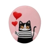 Sevimli Kalp Desenli Kedi Temalı Mouse Pad