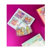 Sevimli Kız Tasarımlı 100lü Şeffaf Sticker