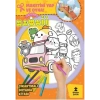 Sevimliler Kawaii - Çıkartmalı Boyama Kitabı - Maketini Yap ve Oyna!