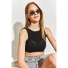 Shade Crop Triko Bluz