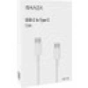 Shaza USB C- Type C 1m 60W Destekli Şarj ve Data Kablosu SG2001T/WT