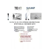 Siamp Tema Üniversal Değişim Kiti Tamir Set Gömme Rezervuar Yedek Parça 8cm