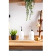 Şık Tasarımlı 2li Sıvı Sabunluk Seti, Modern Beyaz Renk, Mutfak ve Banyo İçin