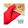 Silikon Fırın Eldiveni - Kırmızı, Isıya Dayanıklı