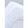 Sıvı Geçirmez Pamuklu Fitted Alez, Beyaz (160x200)