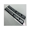 Siyah 3D Logo Sticker Seti, 2 Adet ile Kendi Tasarımlarınızı Yaratın