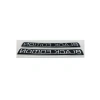 Siyah 3D Logo Sticker Seti, 2 Adet ile Kendi Tasarımlarınızı Yaratın