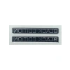 Siyah 3D Logo Sticker Seti, 2 Adet ile Kendi Tasarımlarınızı Yaratın