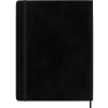 Siyah Çizgili Defter XL Boy, Yumuşak Kapak