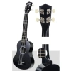 Siyah Concert Ukulele, Tuner ve Çanta ile Birlikte