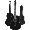 Siyah Klasik Gitar 4/4 Yetişkin Boy, Sap Ayarlı Set