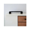 Siyah Metal Mutfak Dolabı Çekmece Kolu - 160 mm Uzunluk