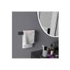 Siyah Paslanmaz Çelik Havluluk, Şık Banyo Aksesuarı