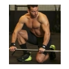 Siyah Renkli Padded Lifting Straps, Dayanıklılık ve Güç İçin