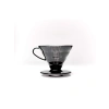Siyah Şeffaf 40lı V60 Filtre Kağıdı ile Plastik Dripper Seti