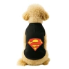 Siyah Superman Atlet Kedi ve Köpek Kıyafeti, S Beden