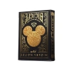 Siyah ve altın sarısı Mickey Mouse oyun kartları seti