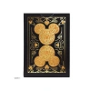 Siyah ve altın sarısı Mickey Mouse oyun kartları seti
