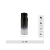 Sızdırmaz Siyah Çelik Termos - 350 ml Kapasite