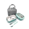Sızdırmaz ve BPAsız Çok Bölmeli Termal Çelik Lunch Box, Isı Yalıtımlı