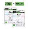 Sleepy Natural Double Soft Ultra Paket Bebek Bezi 6 Numara Xlarge 124 Adet