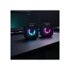 Snopy SN-83U 2.0 Mini LED Işıklı 2WX2CH Siyah USB Gaming Speaker Hoparlör